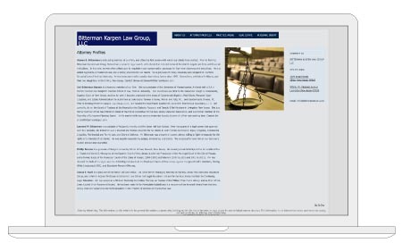 Old Bitterman Website Developement